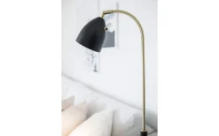 Deluxe Golvlampa 133cm LED GU5,3 Dimbar Svart/Mässing