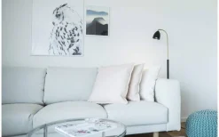 Deluxe Golvlampa 133cm LED GU5,3 Dimbar Svart/Mässing