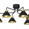 Demet Taklampa 78cm Svart/Guld
