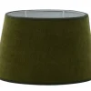 Derby Lampskärm Oval 30cm Olivgrön