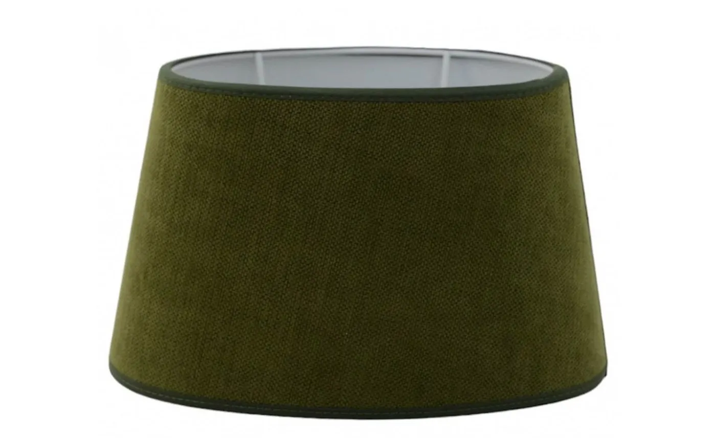Derby Lampskärm Oval 30cm Olivgrön