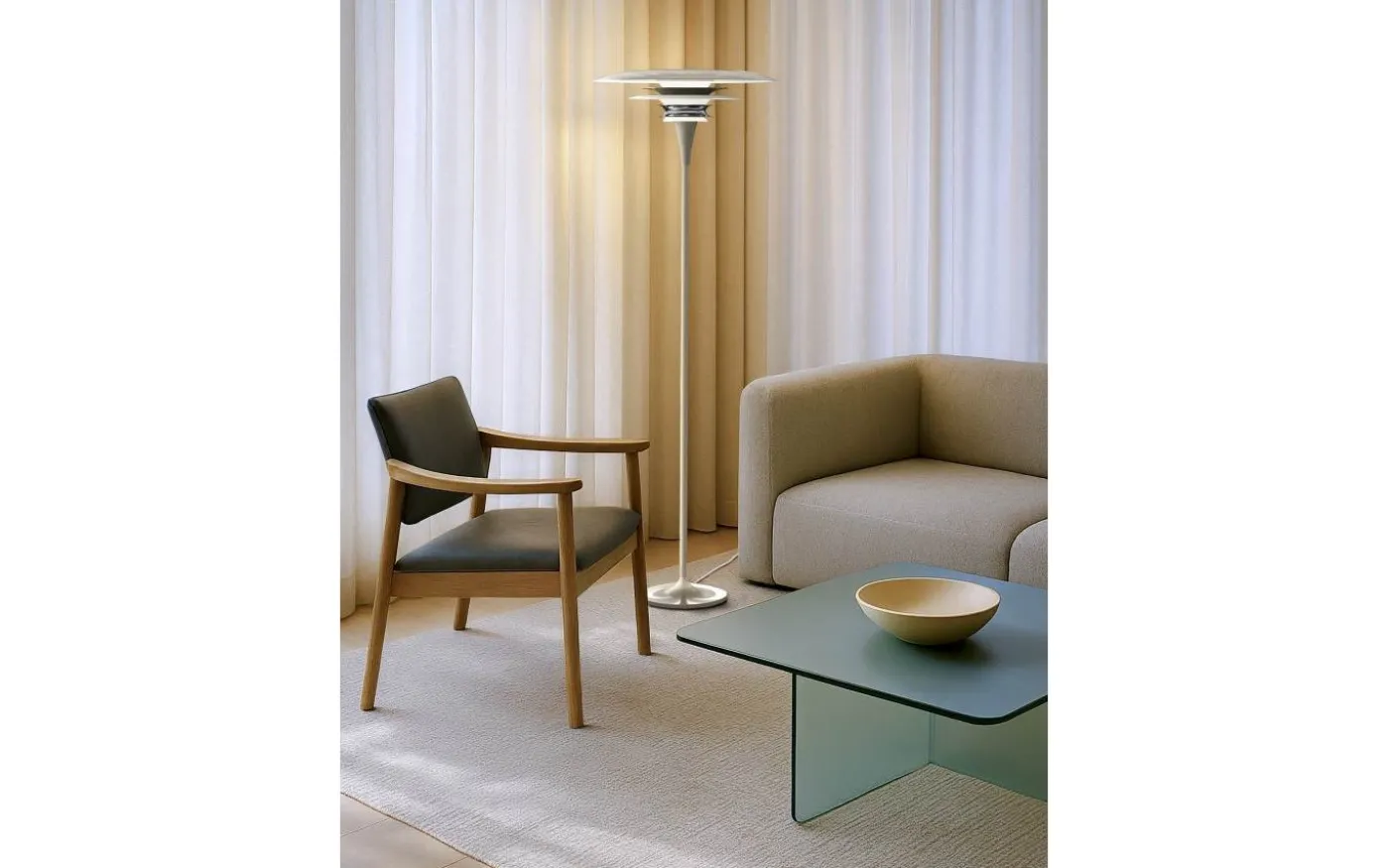 Diablo Golvlampa 149cm Greige