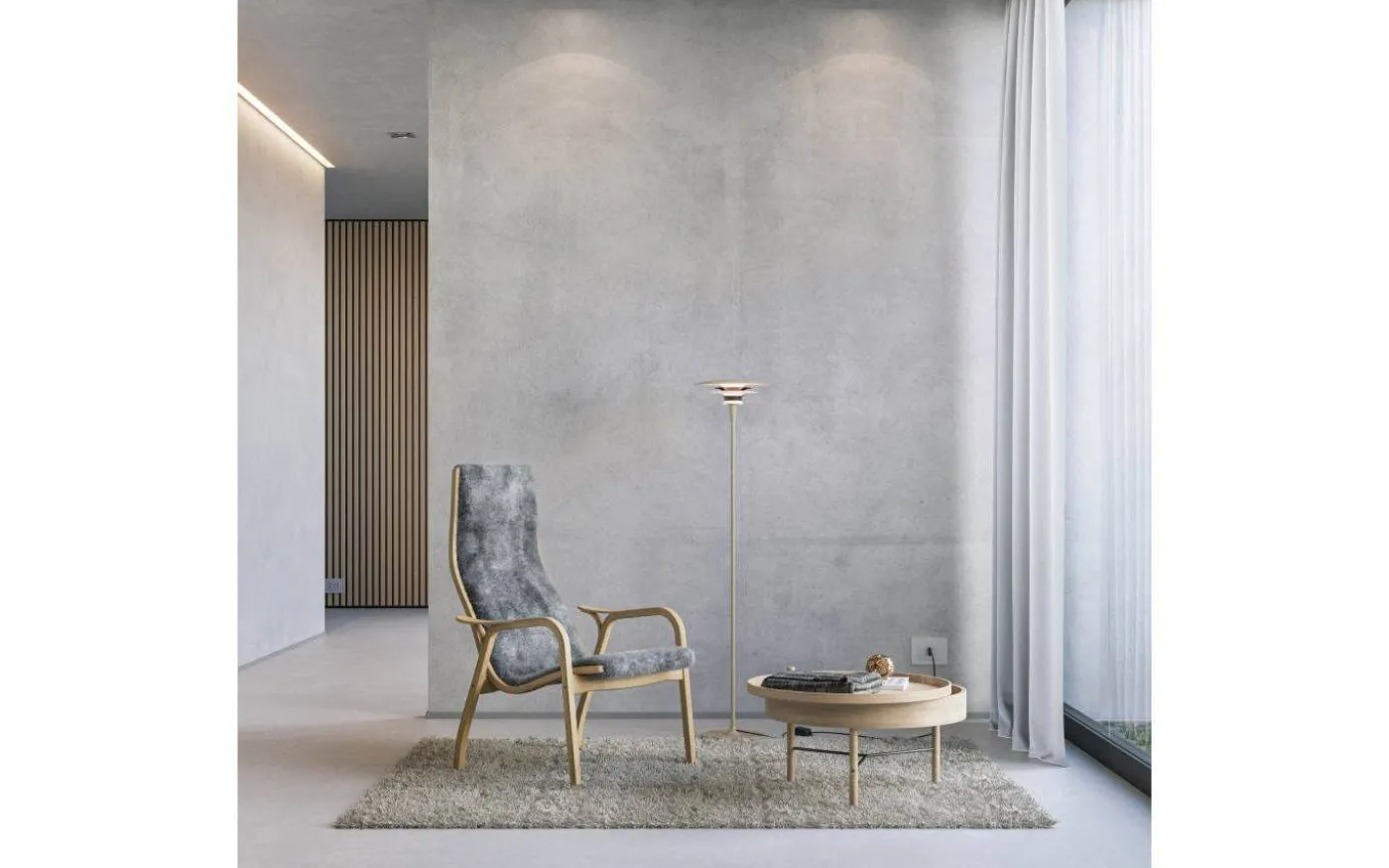 Diablo Golvlampa 134,5cm Sand/Metallisk Brons