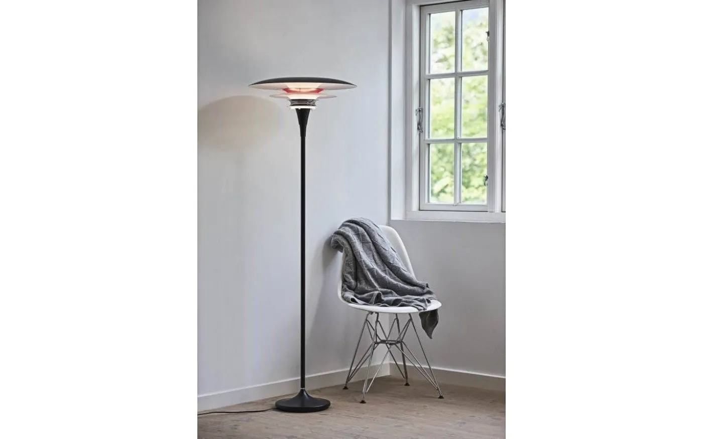 Diablo Golvlampa 149cm Svart/Röd