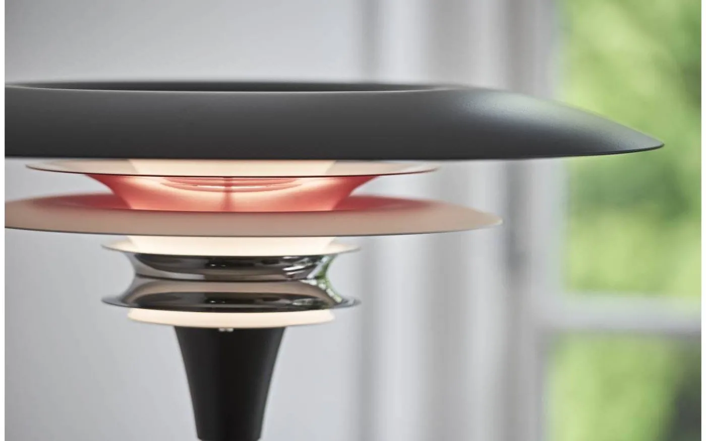 Diablo Golvlampa 149cm Svart/Röd