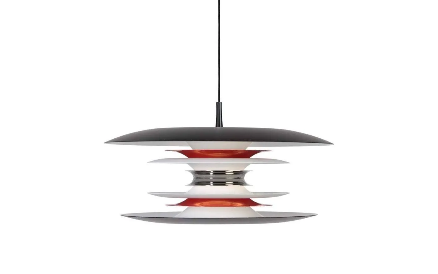 Diablo Taklampa 50cm Svart/Röd