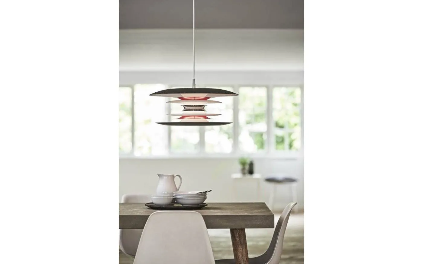 Diablo Taklampa 50cm Svart/Röd