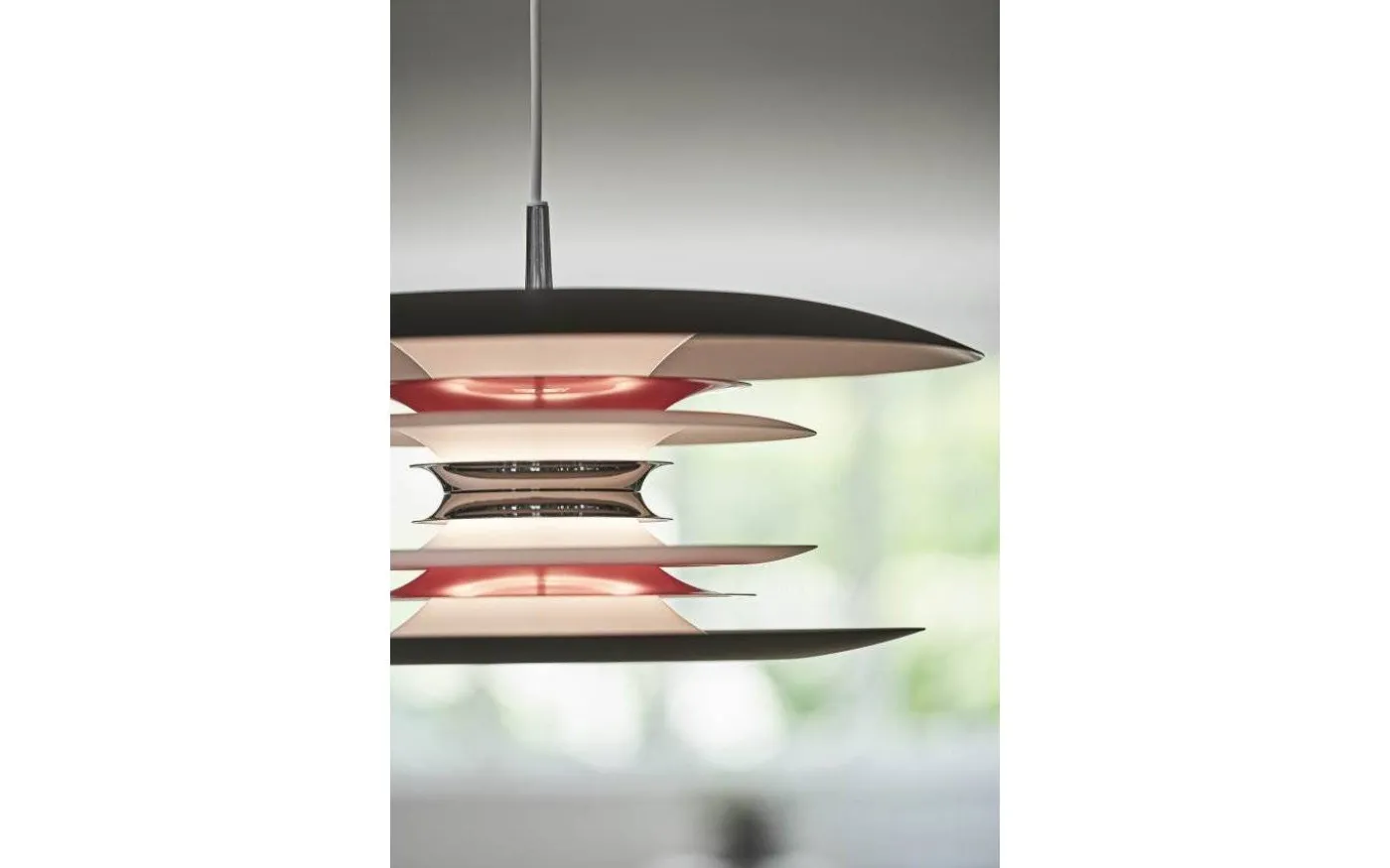 Diablo Taklampa 50cm Svart/Röd