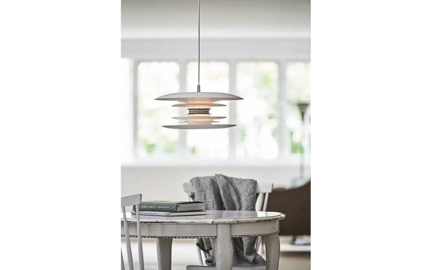 Diablo Taklampa 30cm Vit