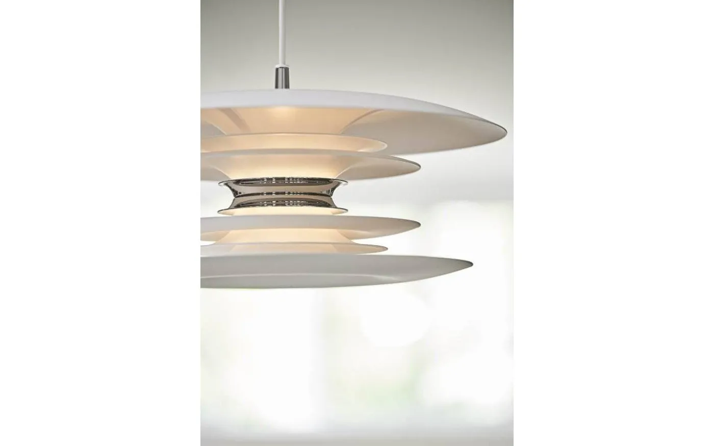 Diablo Taklampa 40cm Vit