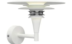 Diablo Vägglampa Mattvit/Krom