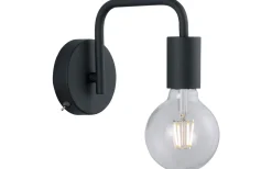 Diallo Vägglampa E27 mattsvart