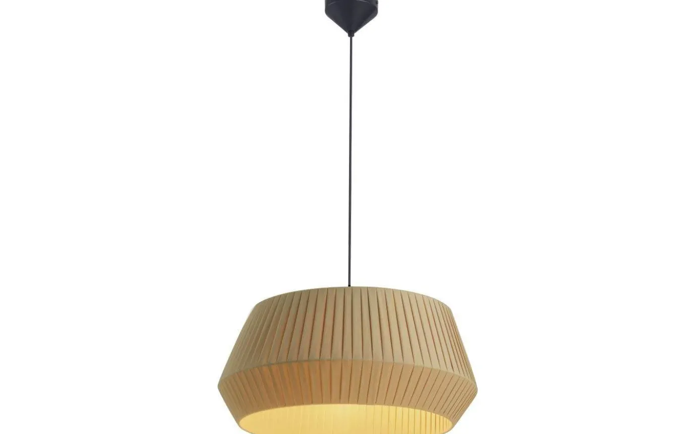 Dicte Taklampa 53cm Beige