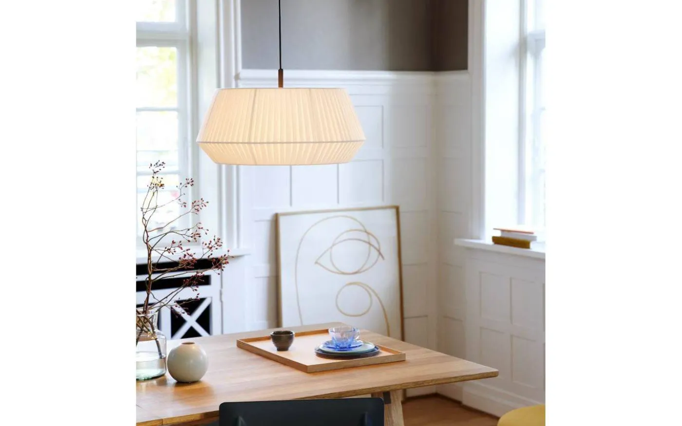 Dicte Taklampa 53cm Vit