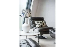 Dilbar Small Lampfot 36cm E27 White Glossy