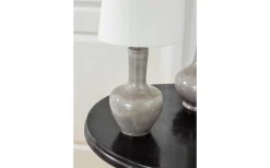 Dilbar Small Lampfot 36cm E27 Grey Crack