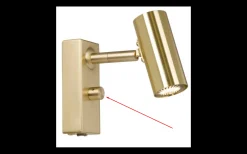 Dimmerknopp till Cato & Frank 2.0 Vägglampa Mässing