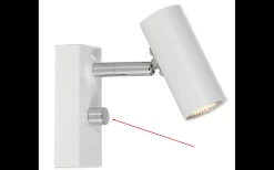 Dimmerknopp till Cato & Ledro vägg-/skrivbordslampa Krom