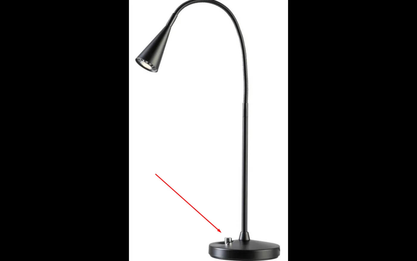 Dimmerknopp till Cato & Ledro vägg-/skrivbordslampa Krom