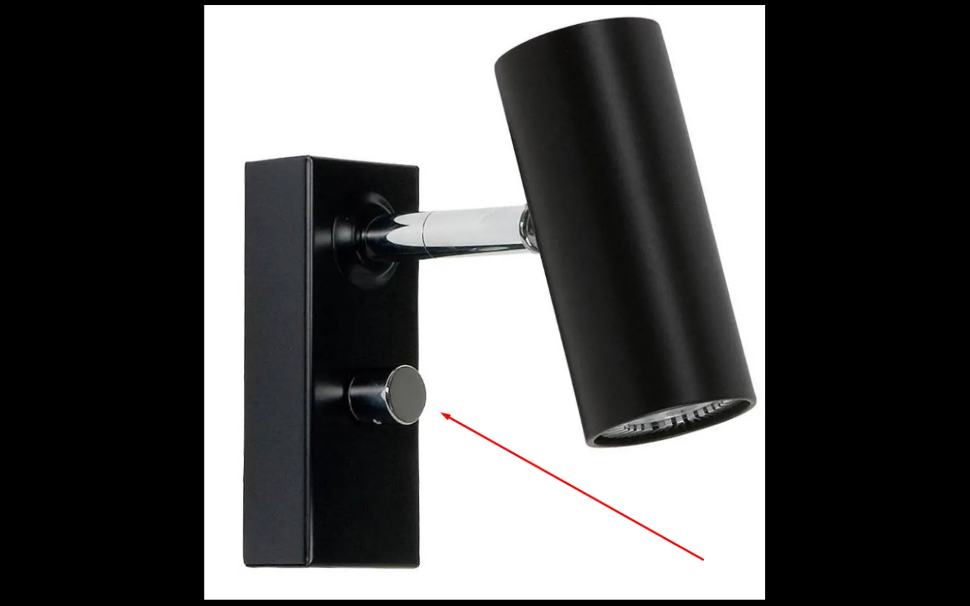 Dimmerknopp till Cato & Ledro vägg-/skrivbordslampa Krom