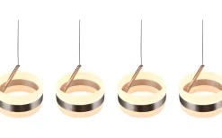 Dios Takpendel LED 4-delad borstad stål