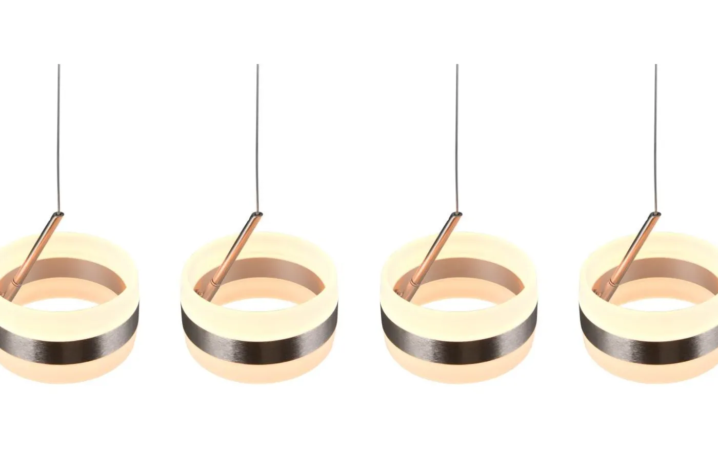 Dios Takpendel LED 4-delad borstad stål