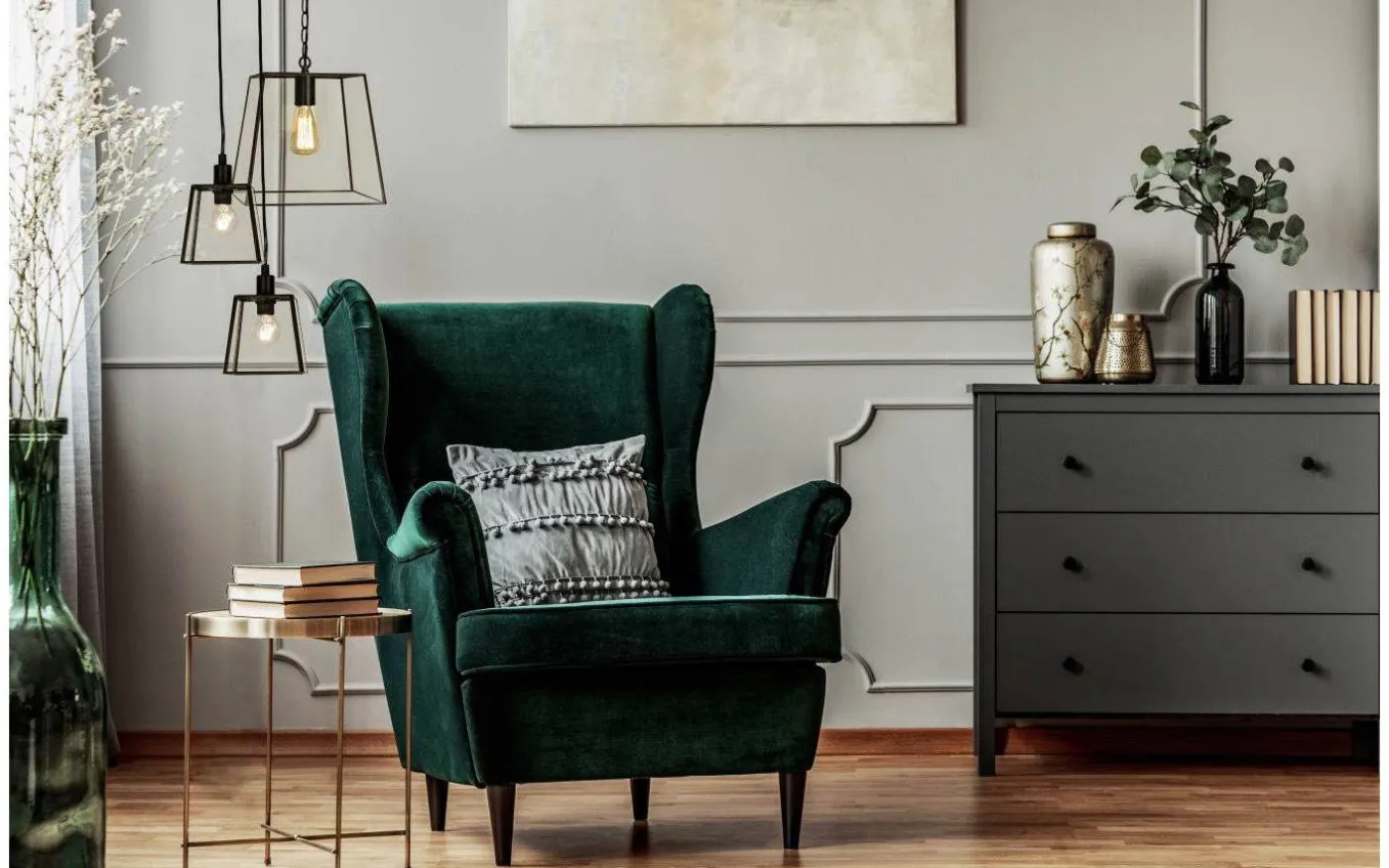 Diplomat Taklampa 28cm Svart