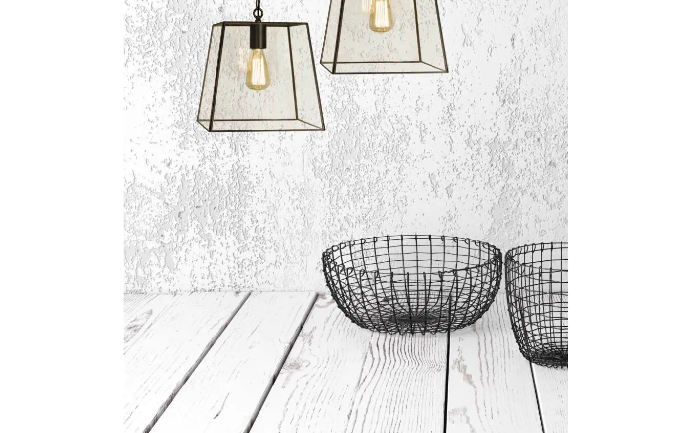 Diplomat Taklampa 28cm Svart