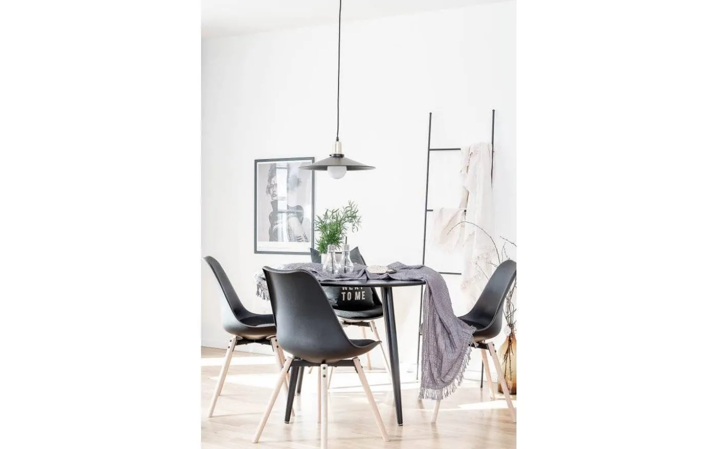 Disc Taklampa 40cm E27 Svart/Borstad Mässing