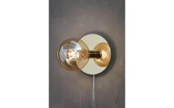 Disc Vägglampa Mässing