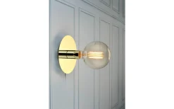 Disc Vägglampa Mässing