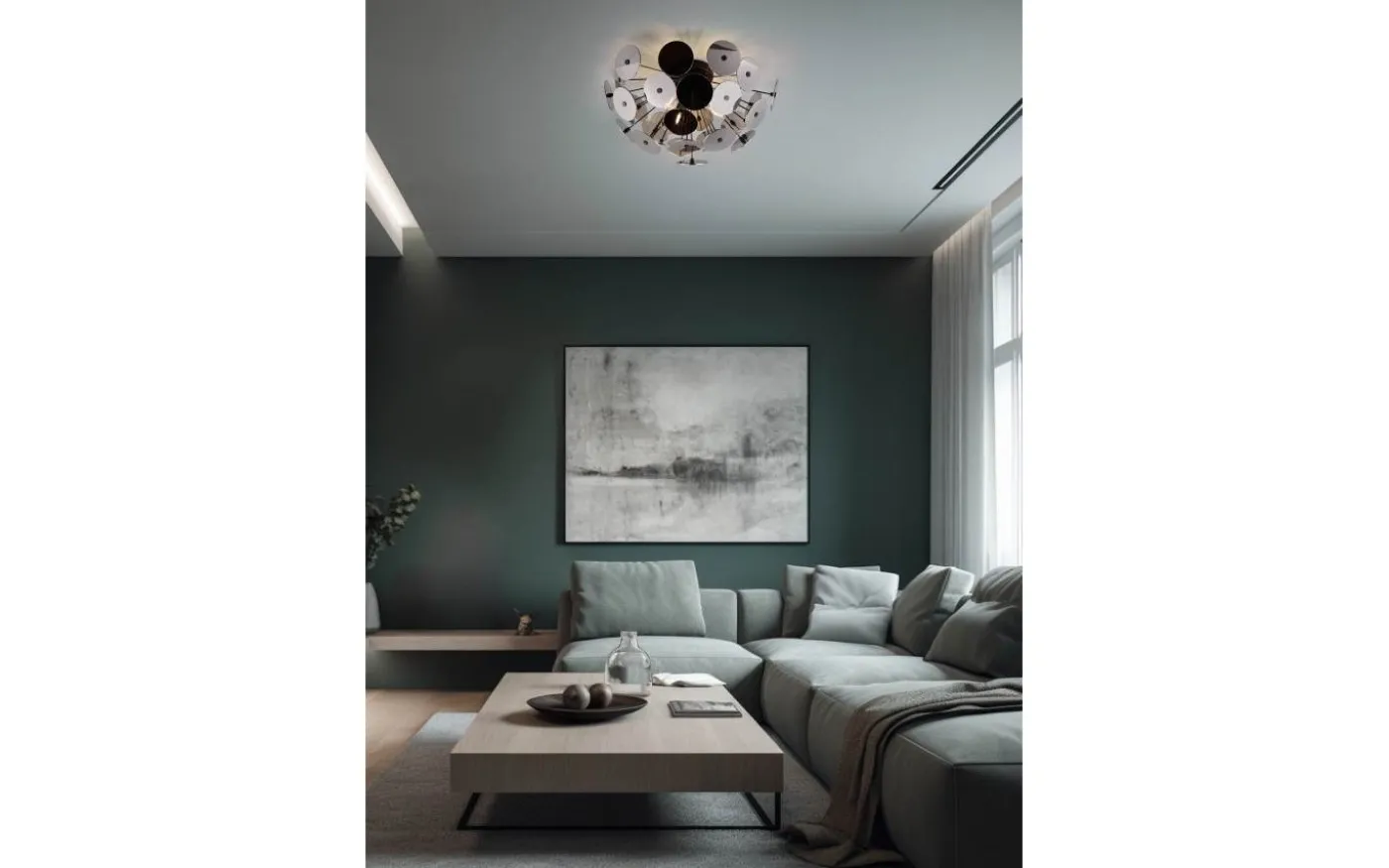 Discalgo Plafond 3xE14 krom