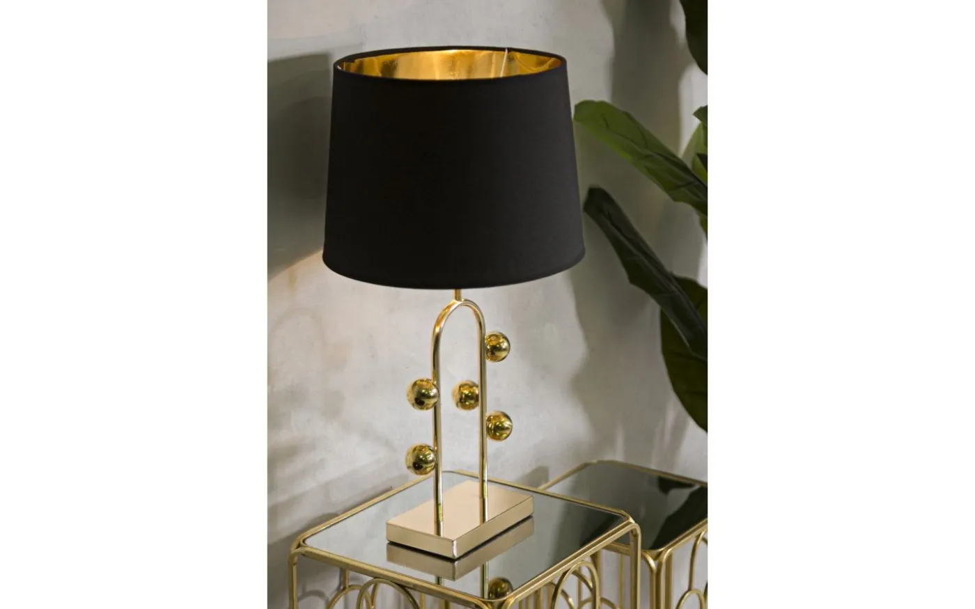 Disco Bordslampa 61cm Guld/Svart