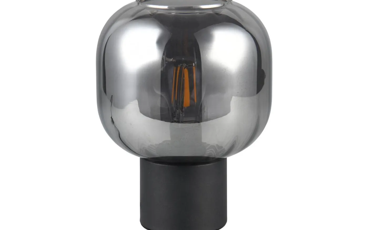 Diva Bordslampa E27 mattsvart/förkromad