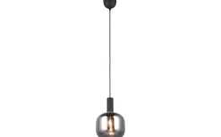 Diva Fönsterlampa 20cm E27 mattsvart/förkromad
