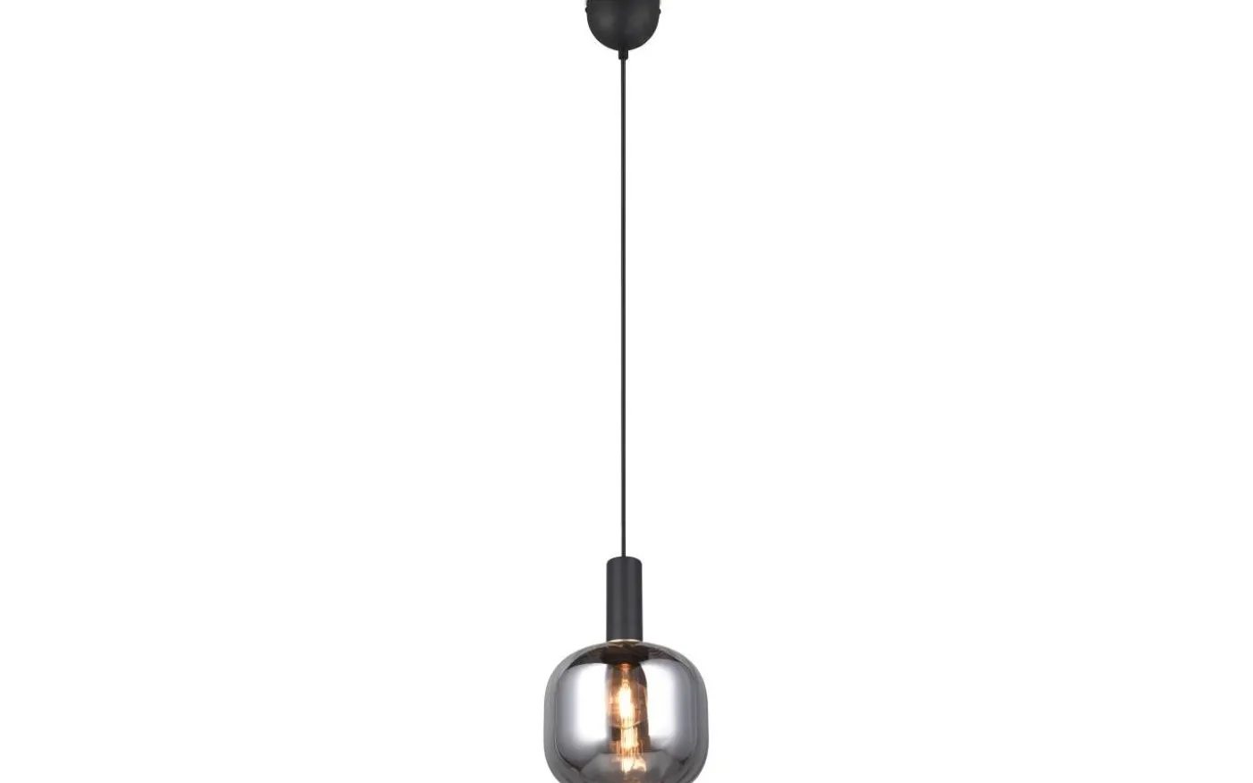Diva Fönsterlampa 20cm E27 mattsvart/förkromad