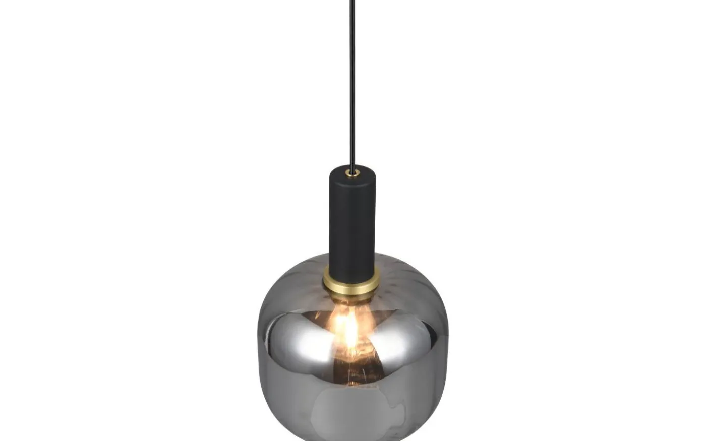 Diva Fönsterlampa 20cm E27 mattsvart/förkromad