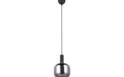Diva Fönsterlampa 20cm E27 mattsvart/förkromad