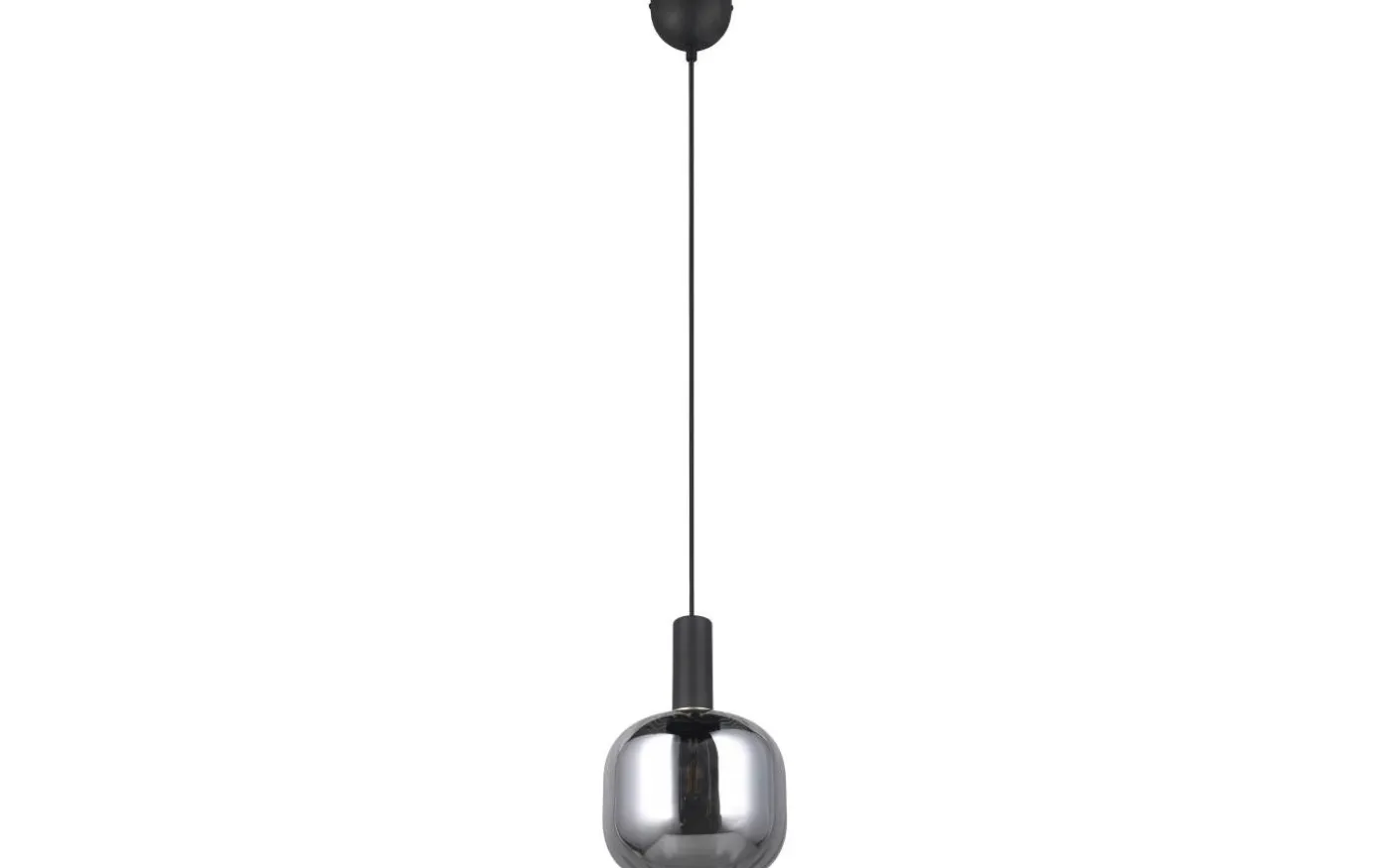 Diva Fönsterlampa 20cm E27 mattsvart/förkromad