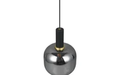 Diva Fönsterlampa 20cm E27 mattsvart/förkromad