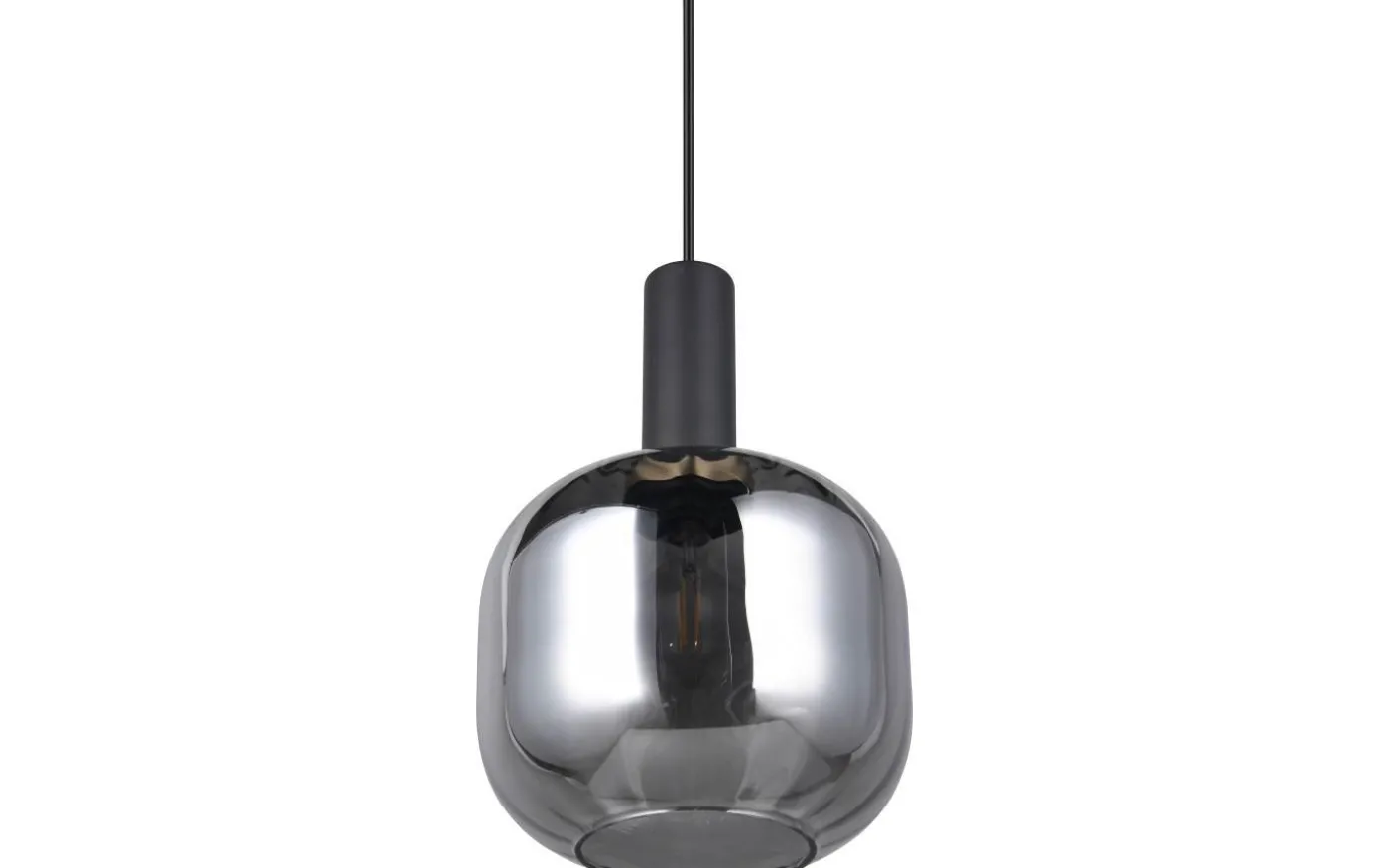 Diva Fönsterlampa 20cm E27 mattsvart/förkromad