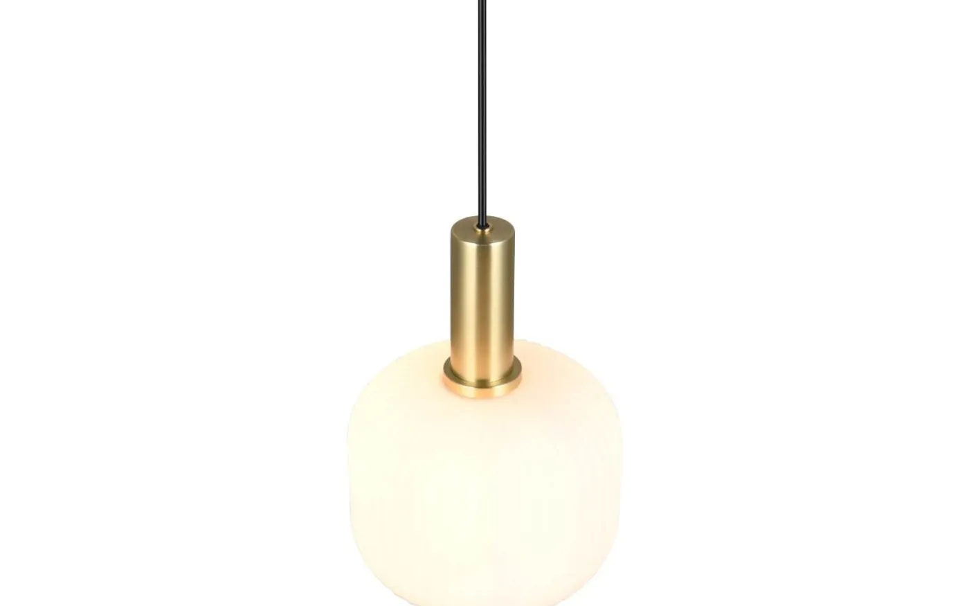 Diva Fönsterlampa 20cm E27 matt mässing/vit