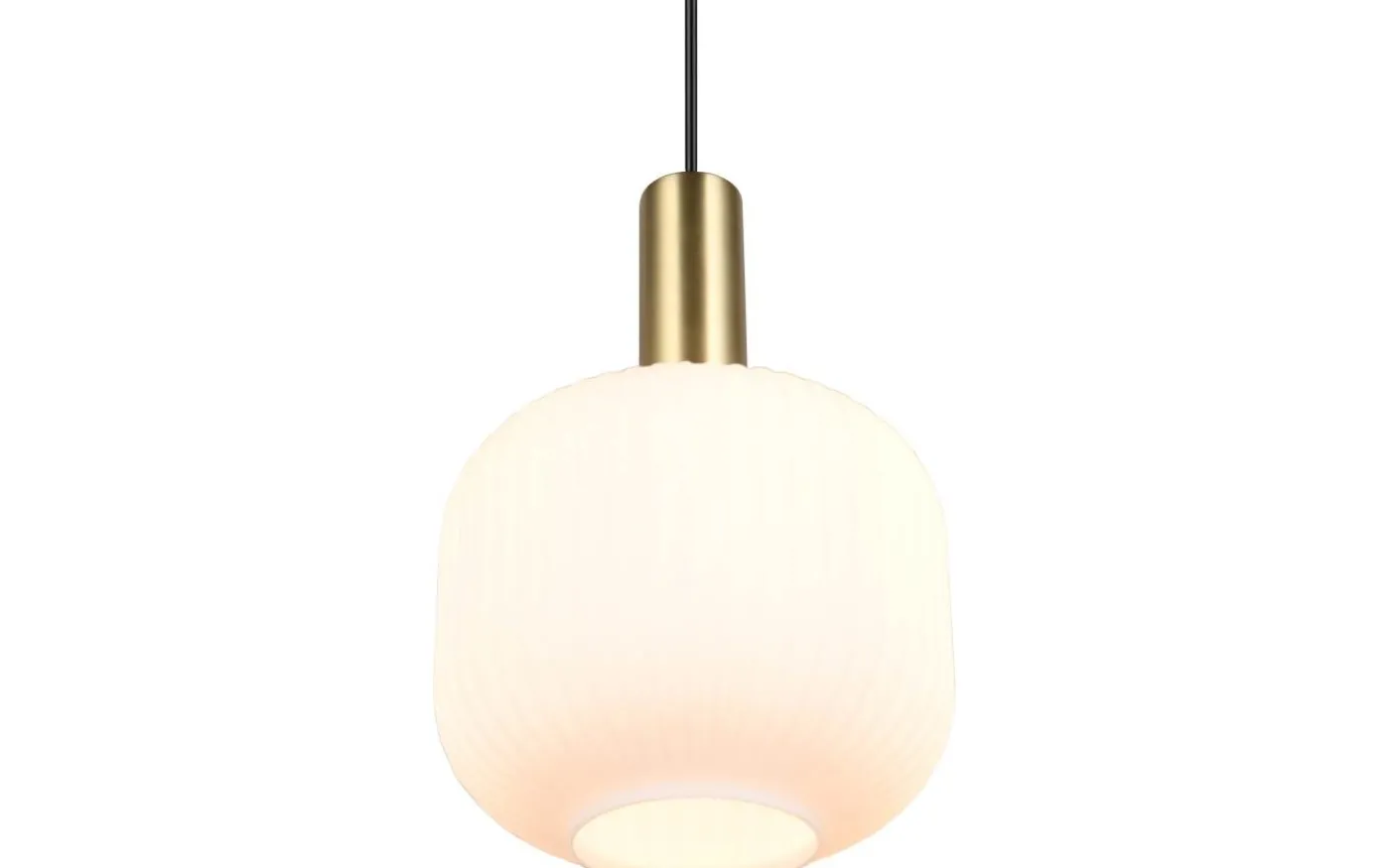 Diva Fönsterlampa 20cm E27 matt mässing/vit