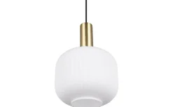 Diva Fönsterlampa 20cm E27 matt mässing/vit