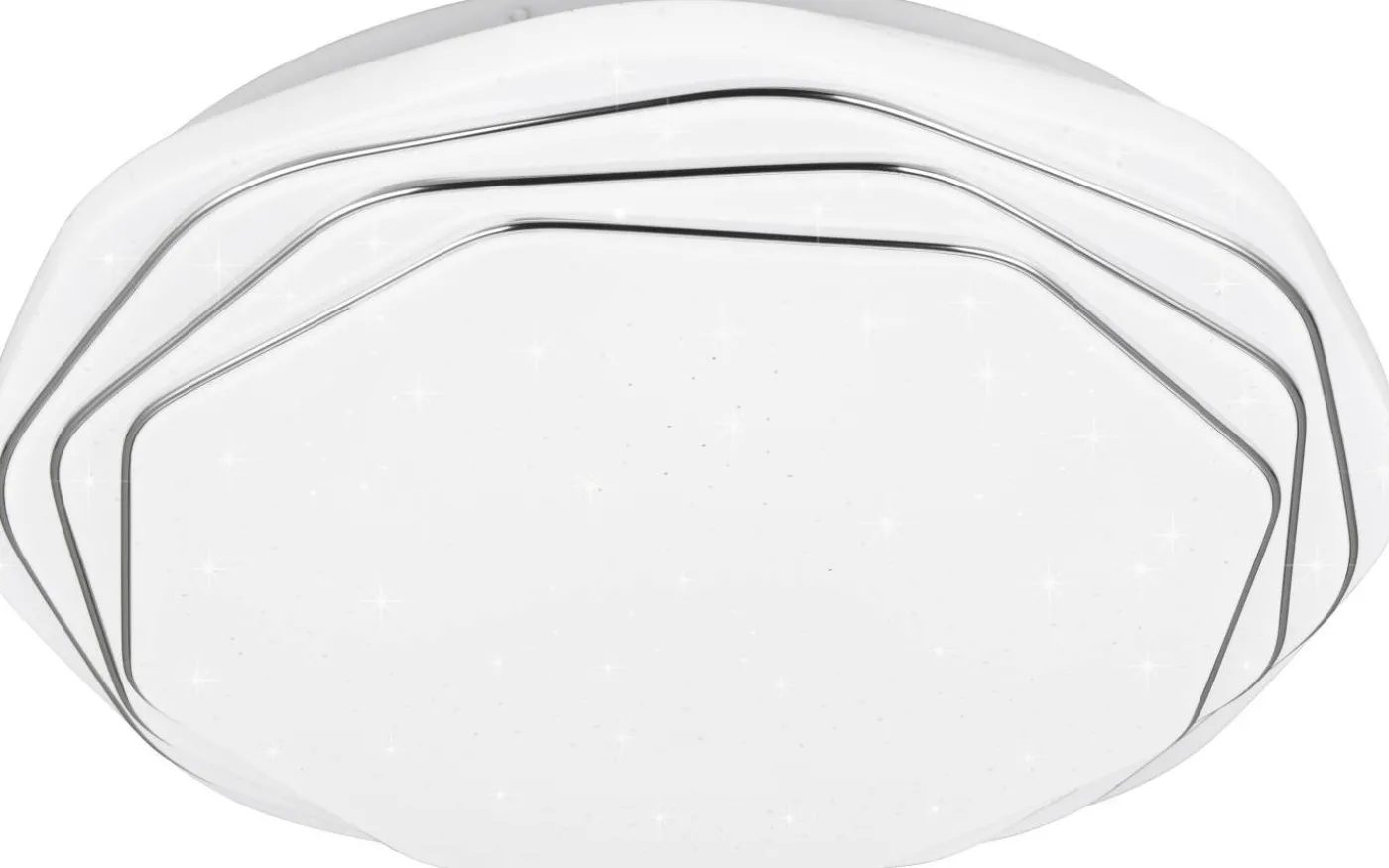 Dizzy Plafond LED vit/krom stjärnljus