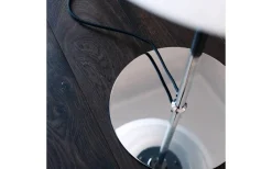 DL31 Bordslampa 50cm Opal/Krom