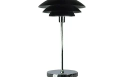 DL31 Bordslampa 50cm Svart/Krom