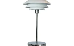 DL31 Bordslampa 50cm Vit/Krom