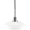 DL20 Fönsterlampa 20cm Opal/Krom