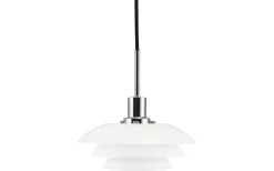DL20 Fönsterlampa 20cm Opal/Krom